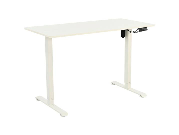 Schreibtisch höhenverstellbar höhenverstellbar 120/60/72-118 cm Weiss