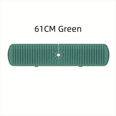 Uplifted Finds Premium Silicone Sink Splash Guard Kitchen Tap Drain Mat & Drip Catcher Tray l Green