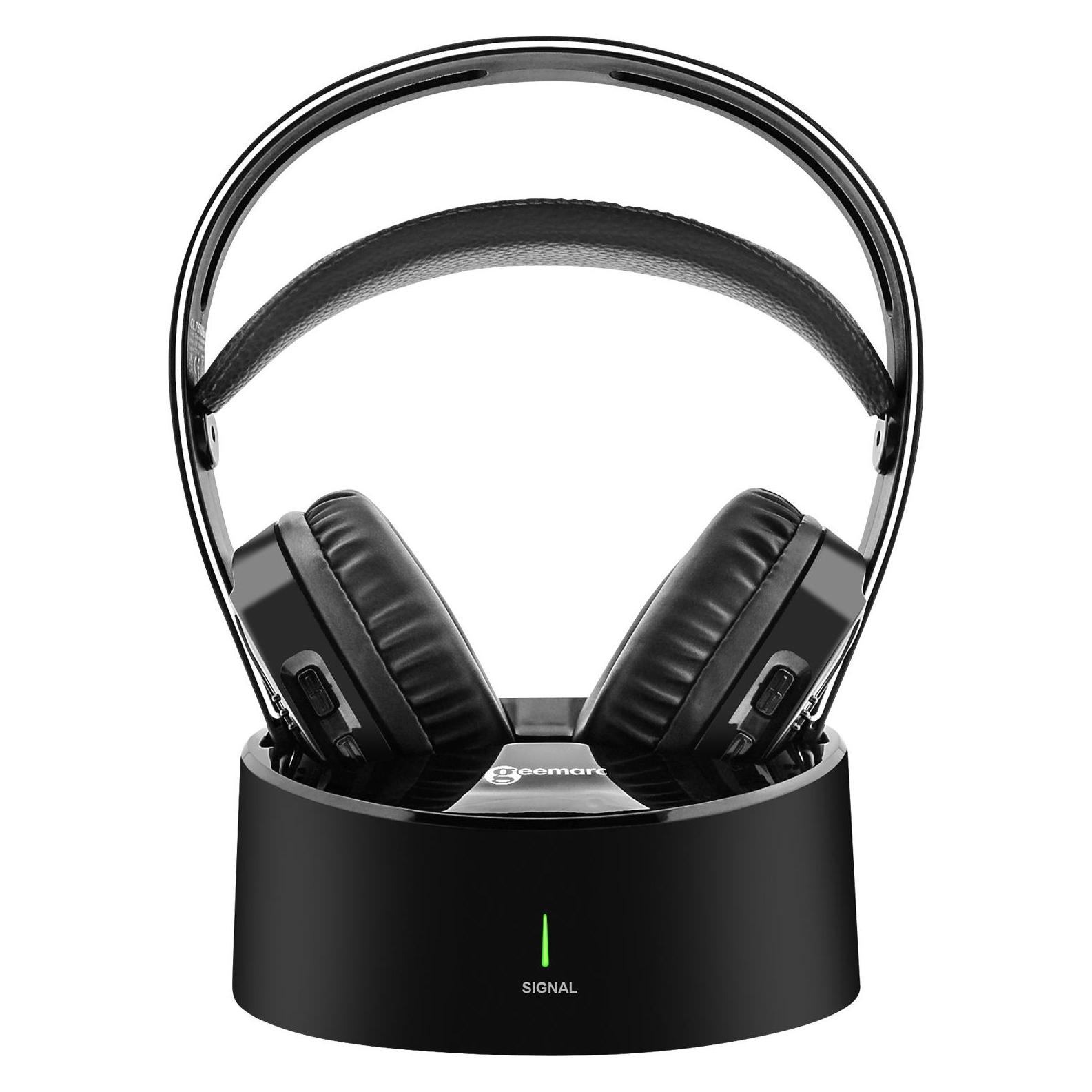 Geemarc CL7500 Senioren Versterkte TV-Headset (Optische Aansluiting) (ANC, 8 h, Kabellos) (CL7500_OP_BLK_VDE)