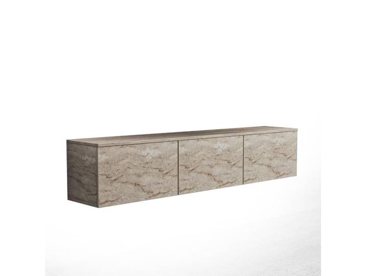 Habitat Garten Tv-Möbel neon illuminated beige, Beige, Holz, 32x35x160 cm, Wohnzimmer, TV Möbel, Lowboards, Lowboards stehend