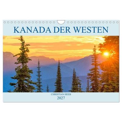 Kanada der Westen (Wandkalender 2027 DIN A4 quer), CALVENDO Monatskalender