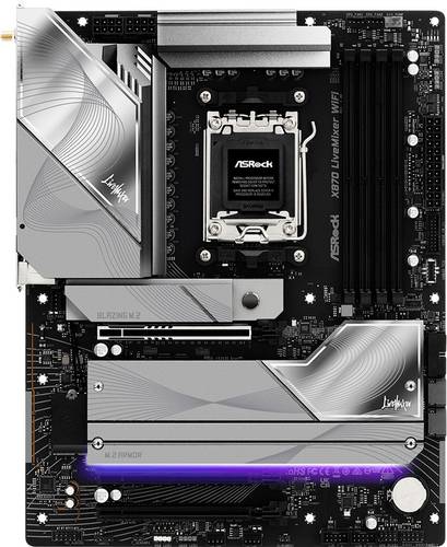 ASRock ASRock X870 Livemixer WiFi AM5 ATX H Mainboard Sockel (PC) AMD AM5 Formfaktor (Details) ATX