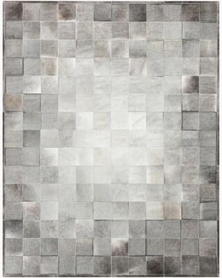 Ben Soleimani South American Cowhide Tile Hand Woven Rug