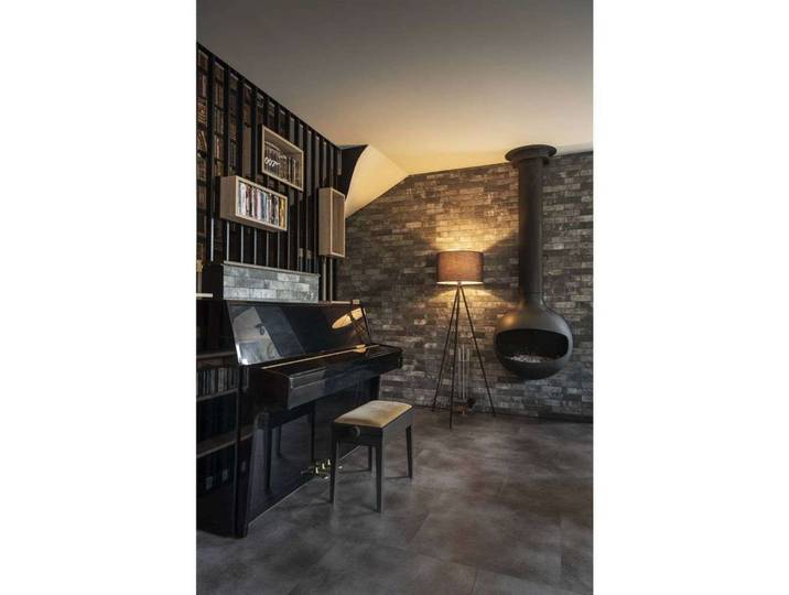 Fenda Tripod Lampadaire Ø45,5 Grey/Black - SLV - Salon / séjour - Vintage / rétro - Aluminium