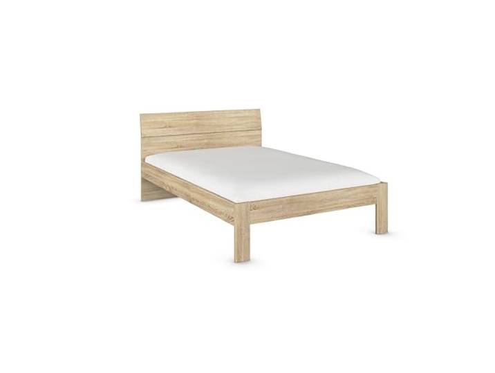 Rauch Möbel FLEXX, Bett, Farbe Eiche Sonoma, Maße 145x90x209 cm Doppelbett, für Schlafzimmer, Jugendzimmer, Gästezimmer, Kinderzimmer, Liegefläche 140x200 cm