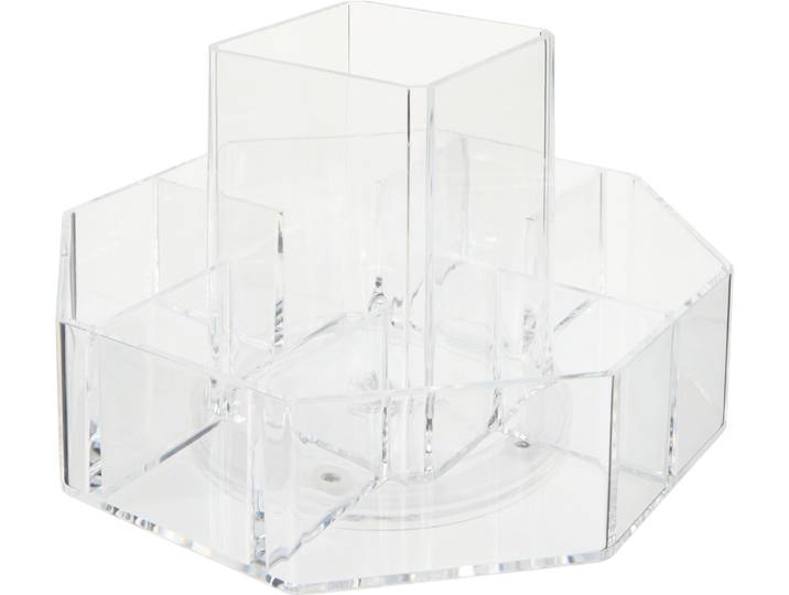 Schminkablage Tula transparent rotierend