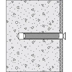 Hewi System 100 Befestigung BM17.4 Beton größer C20/C25 ETA-11/0493, für Stützklappgriffe