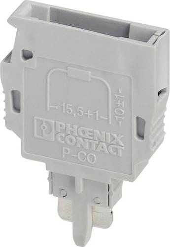 Phoenix Contact 3036796 Bauelementestecker Passend für (Details): 2polige Bauelemente Grau
