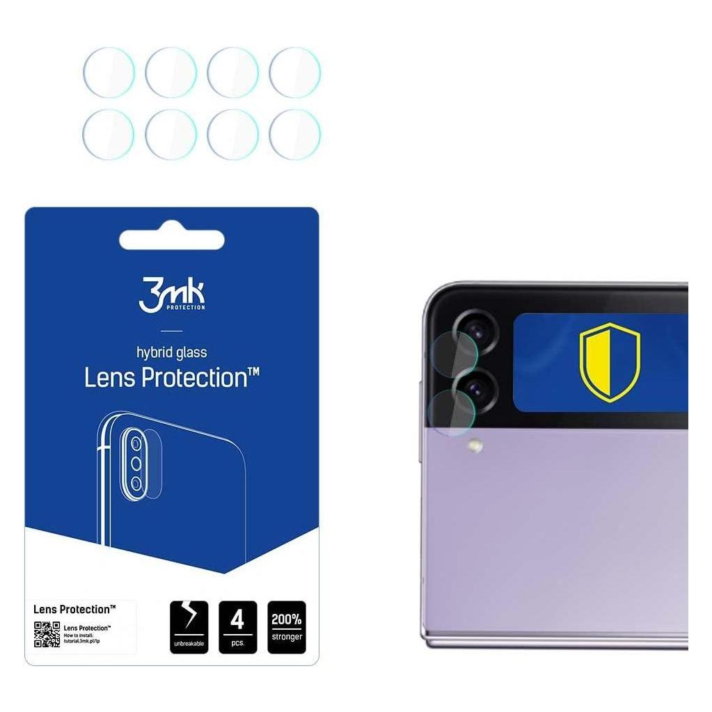 3MK Hybridglas Objektivschutz für Kamera für Samsung Galaxy Z Flip 5 (1 Stk., Samsung Galaxy Z Flip5) (1637320834)