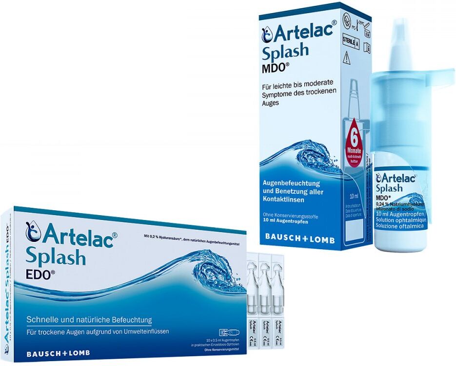 Artelac Splash Mdo 10ml + Artelac Splash Edo 10x0,5 ml 1Pck