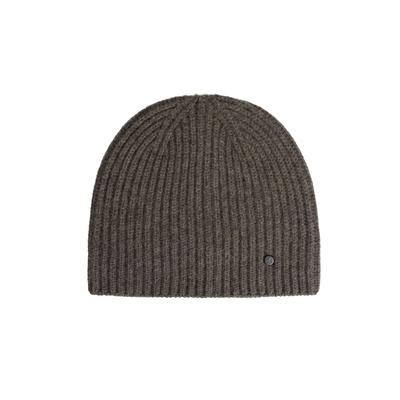 Strickmütze PEARLWOOD "TONI", Damen, braun (walnut), Wolle, Mützen Strickmütze