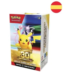 Pokémon Spanish Pokemon 30 Anniversary Booster Bundle Card came (Spanisch, Booster Pack)
