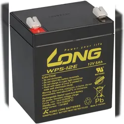 Kung Long WP5-12E 12V 5Ah AGM Bleiakku F2 6,3mm zyklenfest