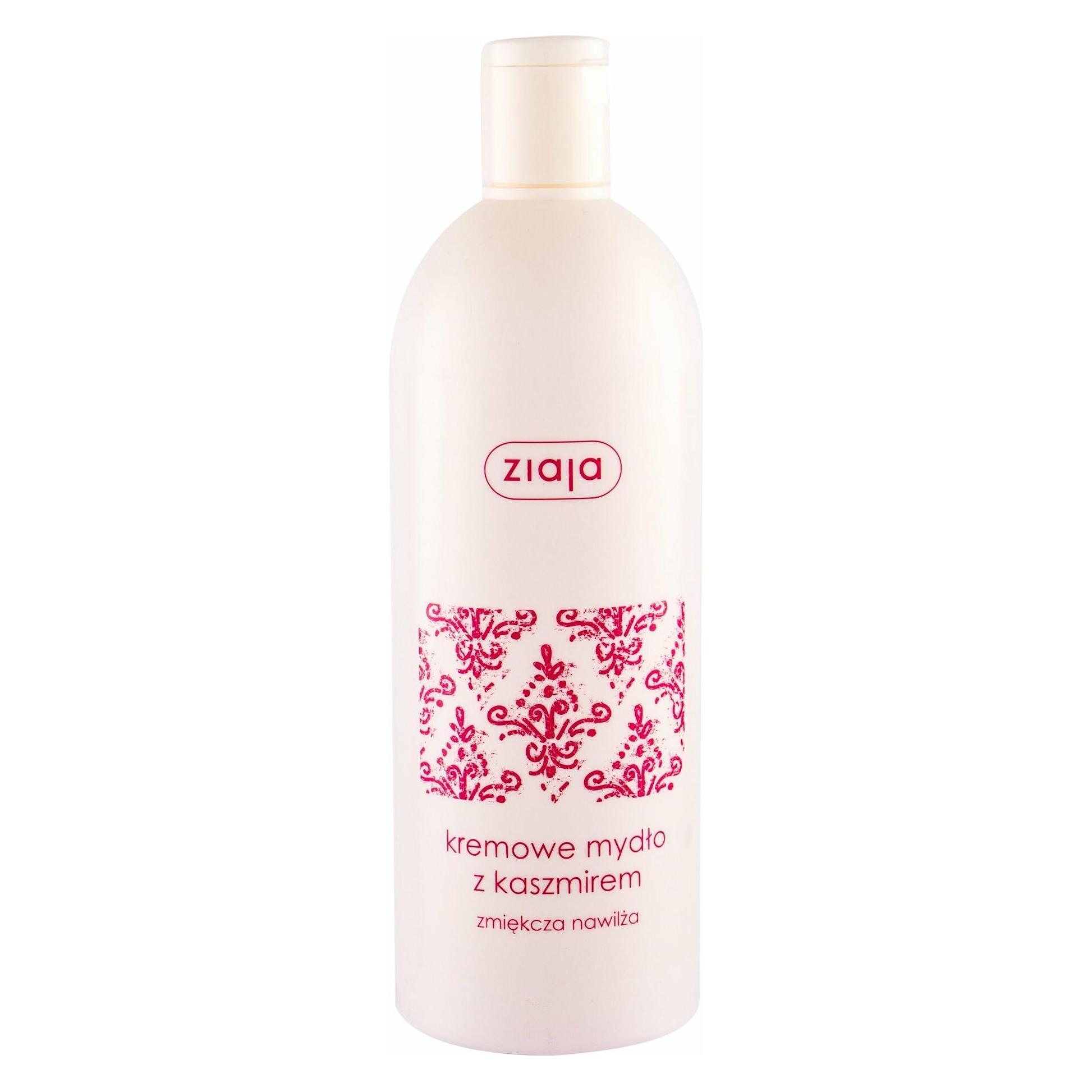 Ziaja Creme-Körperseife mit Kaschmir erweicht und spendet Feuchtigkeit (500 ml) (5901887004646)