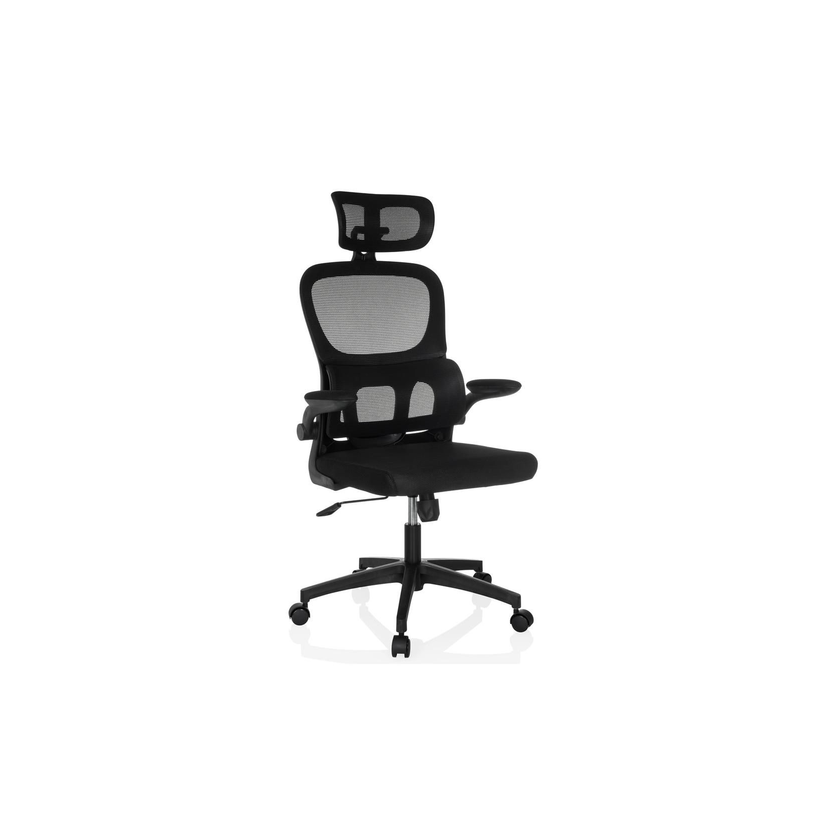 MyBuero Home Office Bürostuhl ERGOMY FLEX Stoff / Netzstoff mit Armlehnen