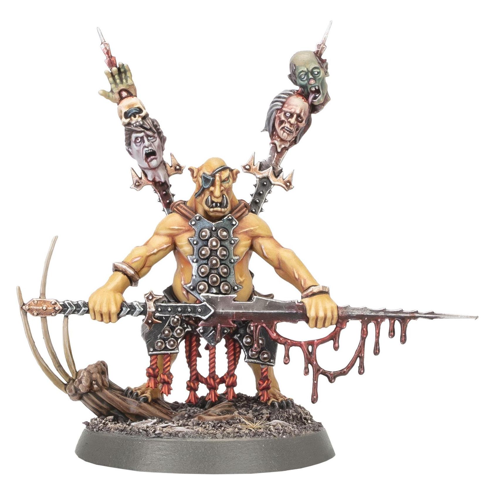 Games Workshop Warhammer AoS - Orruk Warclans Boss Egorgeur Hobgrot (Kunststoff) (89-95)