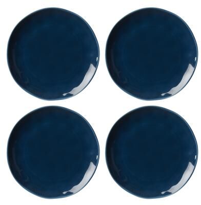 Lenox Bay Colors 4-Piece Accent Plates, Blue