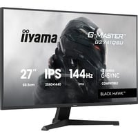 G-Master G2741QSU-B1 Black Hawk, Gaming-Monitor 68.6 cm (27 Zoll), schwarz (matt), QHD, IPS, HDMI, DP, G-Sync komp., USB-Hub, 144Hz Panel