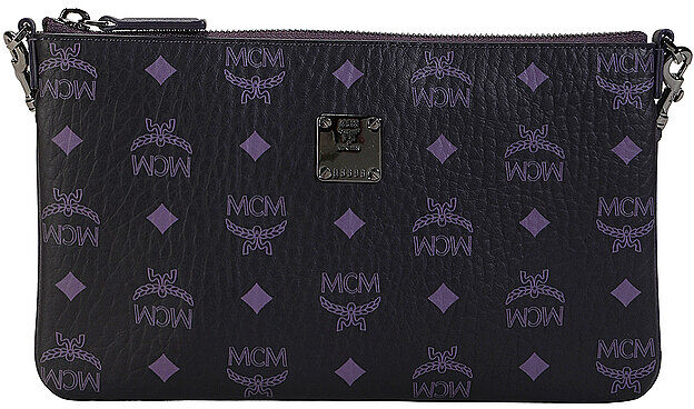 MCM Ledertasche - Umhängetasche AREN PUCH MINI beere W