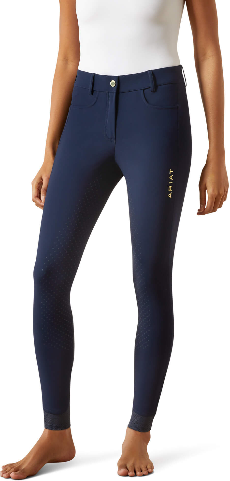 Women's Tri Factor NT Full Seat Breech in Navy, Size: 22 Regular by Ariat