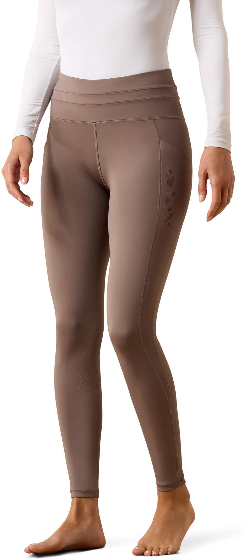 Women's Eos 2.0 Knee Patch Tight in Iron, Size: XS Regular by Ariat