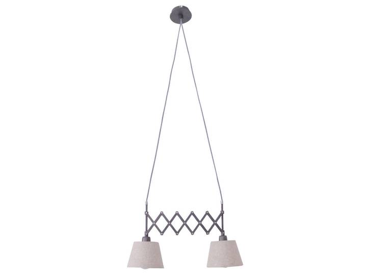 Näve Hängeleuchte Adrienne, Braun, Naturfarben, Metall, Kunststoff, 135 cm, Lampen & Leuchten, Innenbeleuchtung, Hängeleuchten, Pendelleuchten