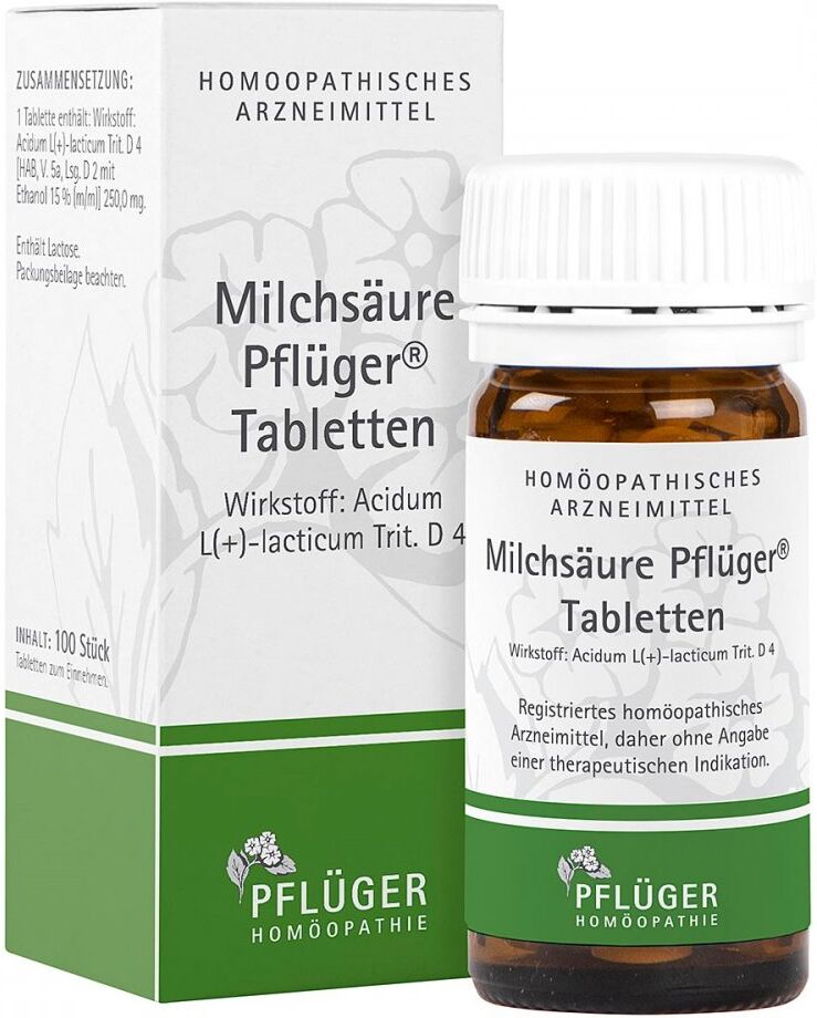 Milchsäure Pflüger Tabletten
