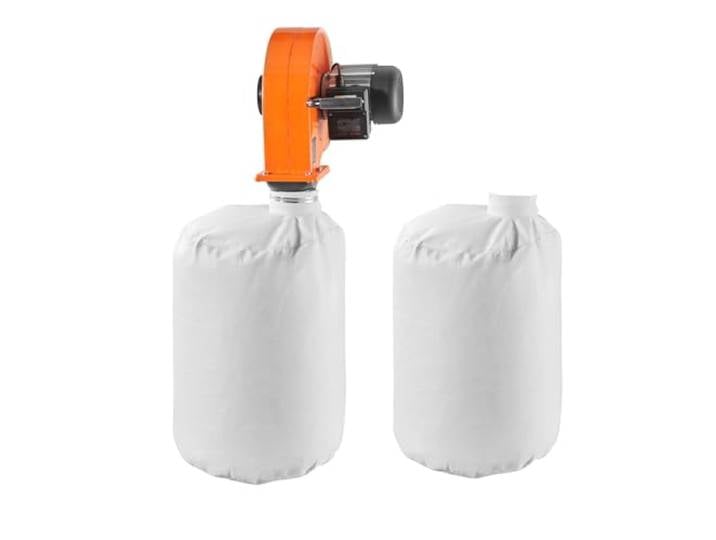 VEVOR Collecteur de Poussière Mural 1 HP Dépoussiéreur avec Sac Collecte Poussière 79\,5 L Système Dépoussiérage Précision Filtration 2\,5 microns Collecteur de Sciure pour Travail Bois Atelier Usines
