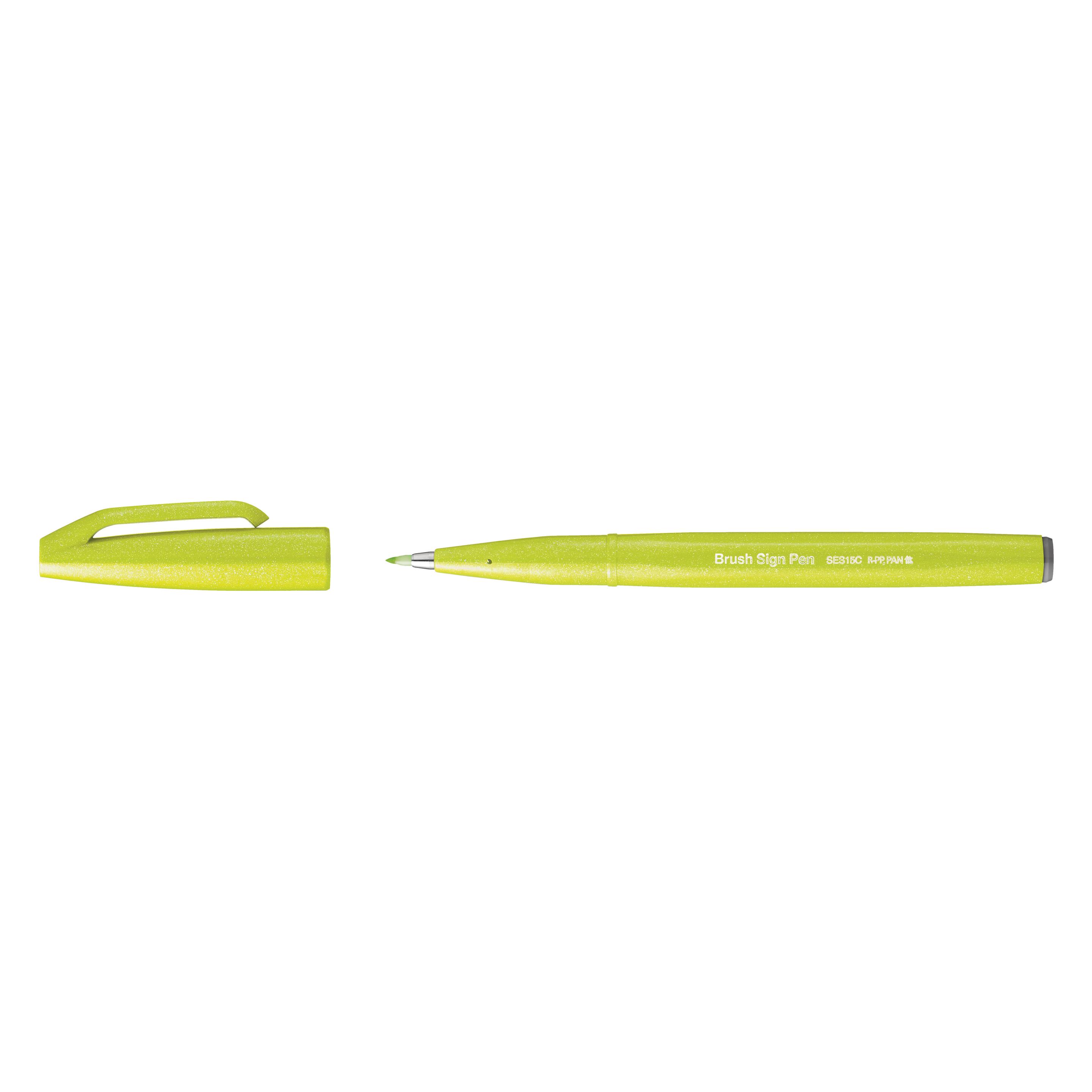 Pentel Brush Sign Pen (1x) (SES15C-K2X)