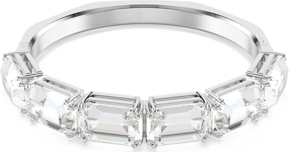 Swarovski Millenia rannekoru, vaalea metalli ja kirkkaat kristallit
