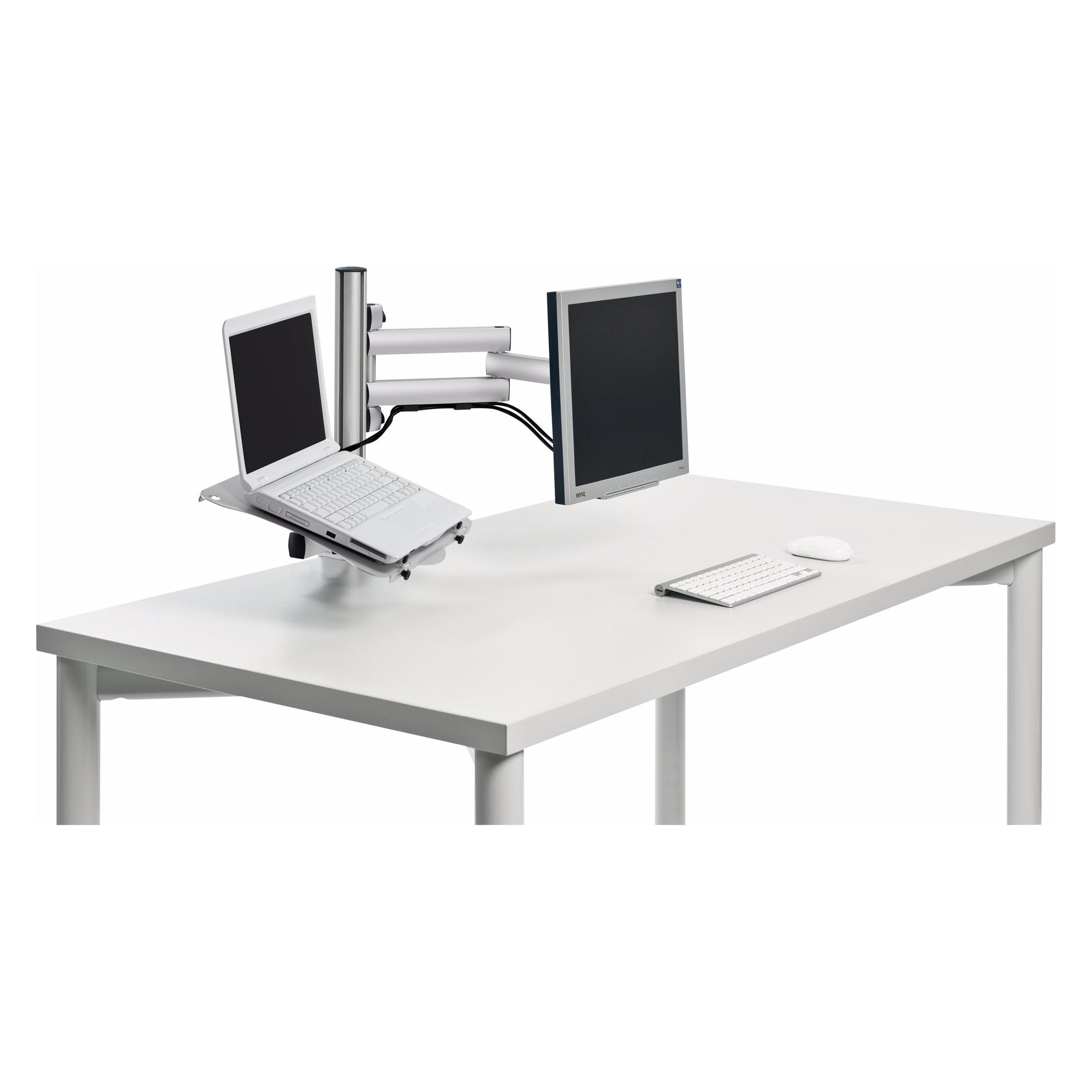 Novus Business Combination - Befestigungskit (Gelenkarm, Halter, Säulenklemmmont (Tisch, 15 kg) (220+0070+000)