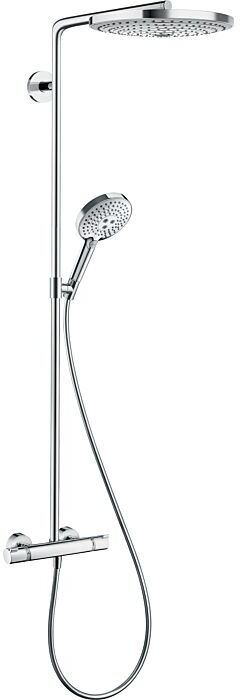 Hansgrohe Raindance Select Showerpipe   27133000 S 300 2jet, chrom, mit Brausearm 46 cm, schwenkbar
