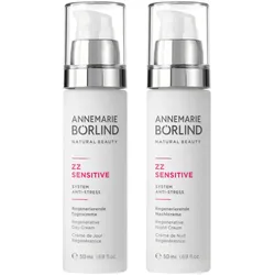 100ml ANNEMARIE BÖRLIND ZZ SENSITIVE SYSTEM ANTI-STRESS Regenerierendes Sensitiv Duo (Tagescreme 50ml + Nachtcreme 50ml)