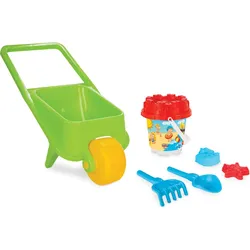 Schubkarre mit Sandspielzeug-Zubehör, 5 Teile