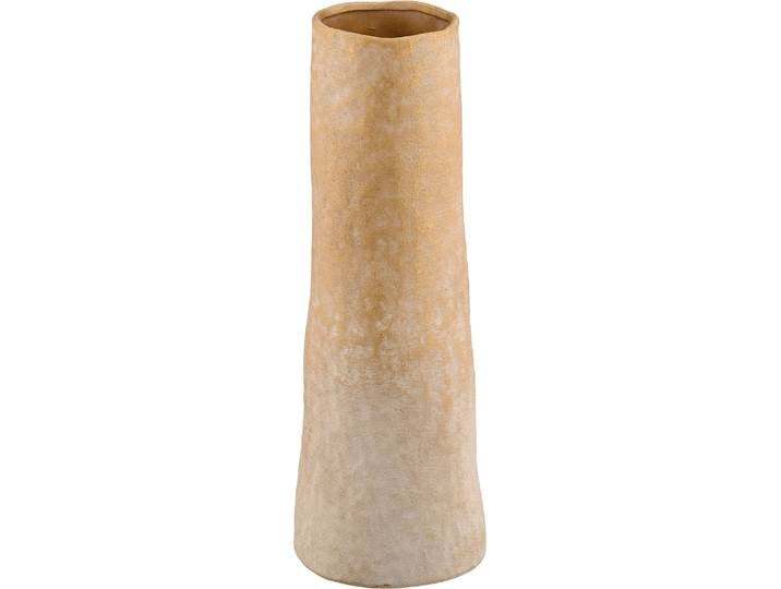 Tischvase CREATIV HOME Vase , beige (braun), H:38cm Ø:13cm, Keramik, Vasen, Tischvase, mit Farbverlauf