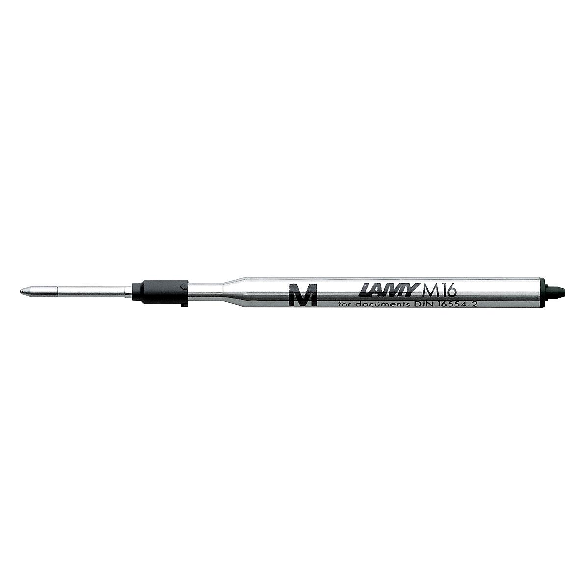 Lamy Kugelschreibermine M16, dokumentenecht, Strichstärke B 0,8 mm oder Strichstärke M 0,6 mm, bl... (Blau, Schwarz, 0.60 mm, 1 Stk.) (1225795)