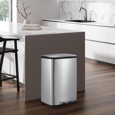 Yun Kitchen Trash Can, 50 Liter/13.2 Gallon Step Trash Can