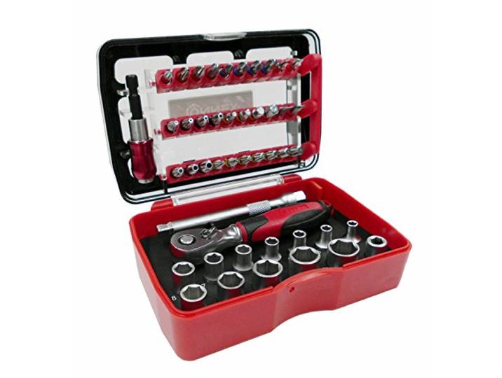 Connex COXB973946 Embouts/douilles avec clé à cliquet\, Multicolore
