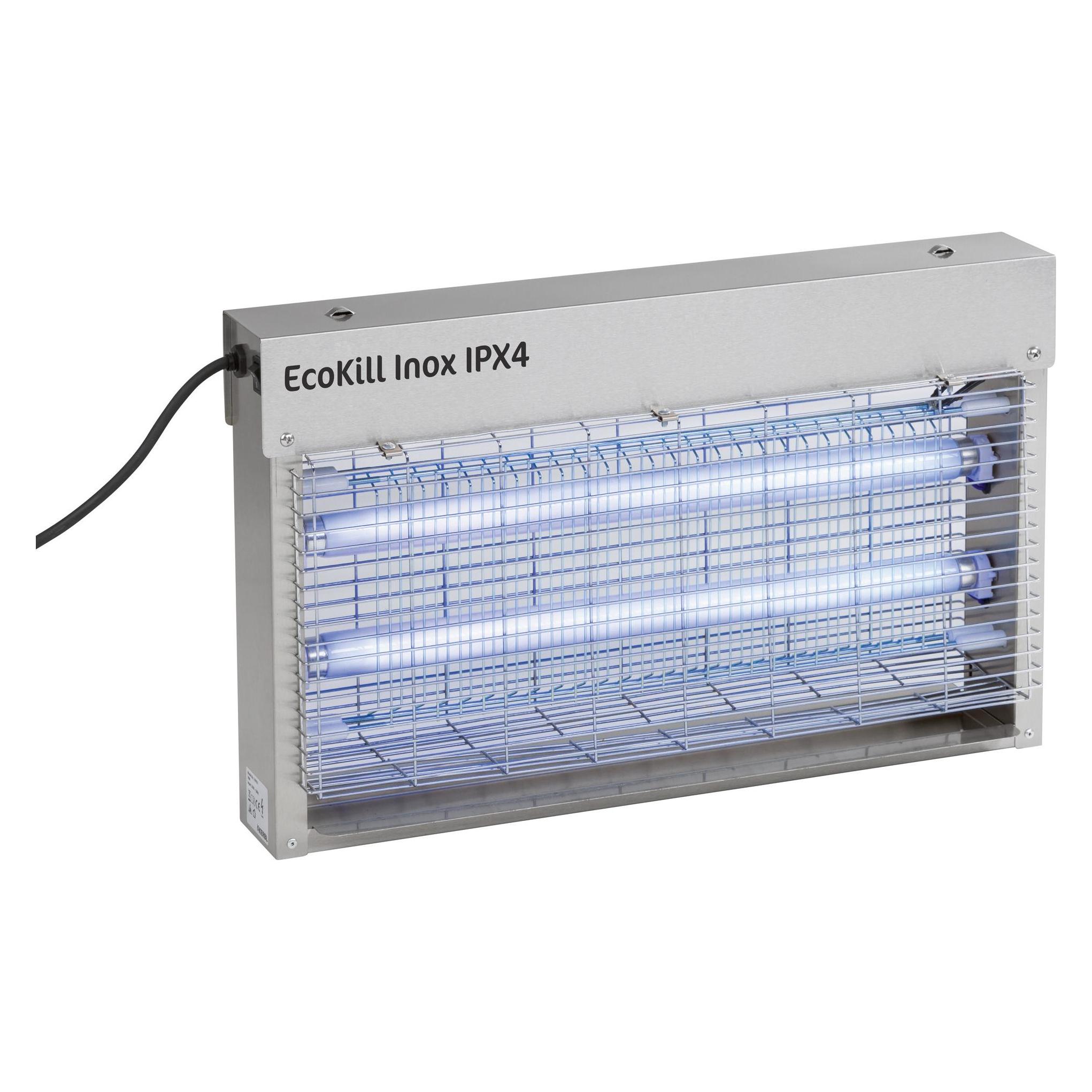 Kerbl Elektr. Fliegenvernichter EcoKill Inox, IPX4 2 x 15W (31894855)
