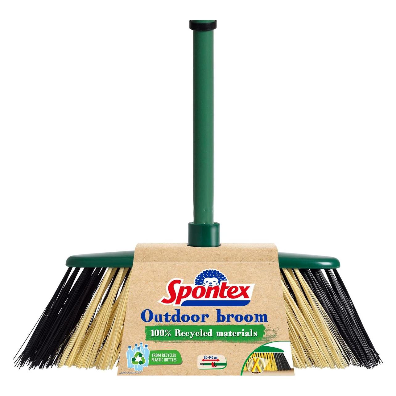 Spontex Öko-Outdoor-Bürste - aus recycelten Materialien - mit Griff (1 Stk.) (49163638)