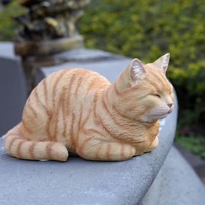 Hi-Line Resting Orange Tabby Cat