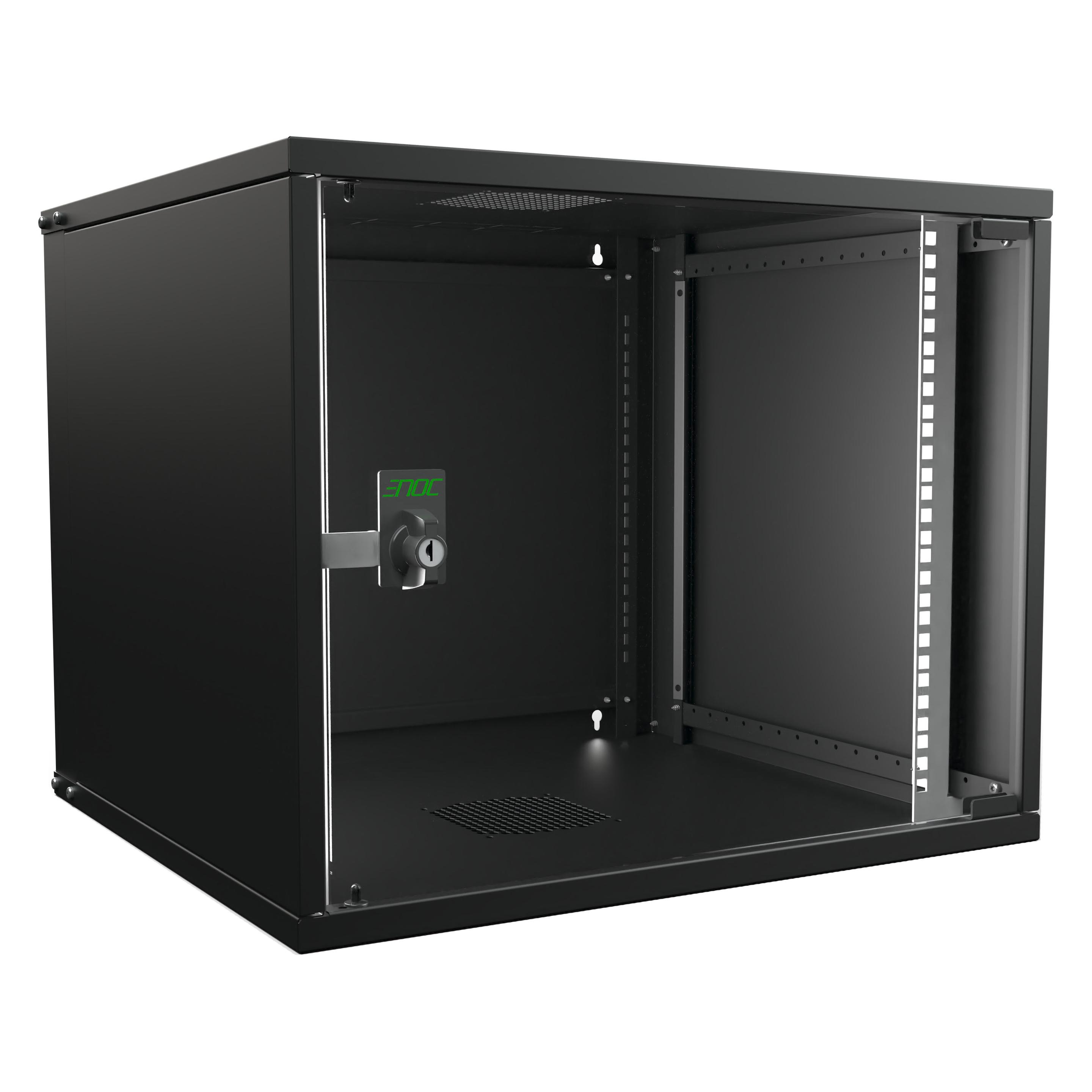 Enoc Wandschrank SNP 9HE sw W3 9-5-S-SNP (10.86 HE, 19 Zoll Rack) (57532)