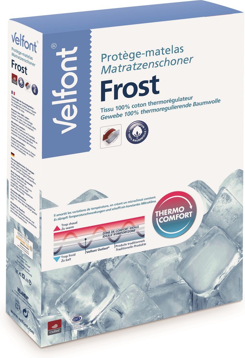 Velfont Outlast Matrasbeschermer Thermo Regulator voor volwassenen