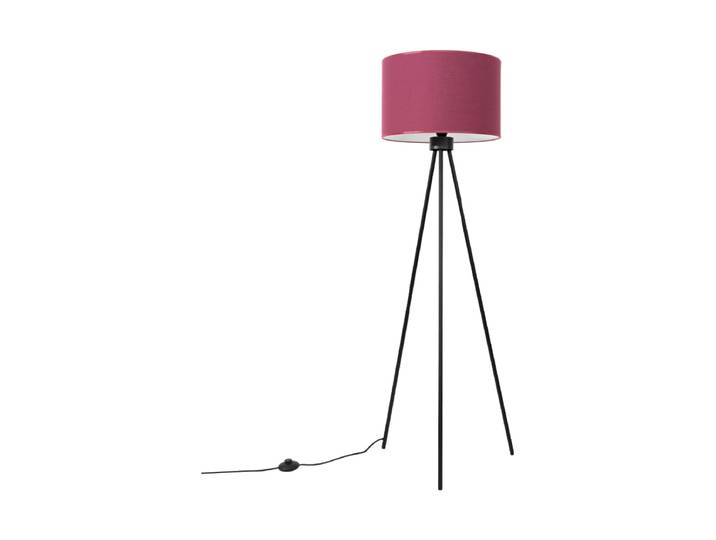 Design Stehlampe „Nevia“ Bordeauxrot/Schwarz Sollux Lighting