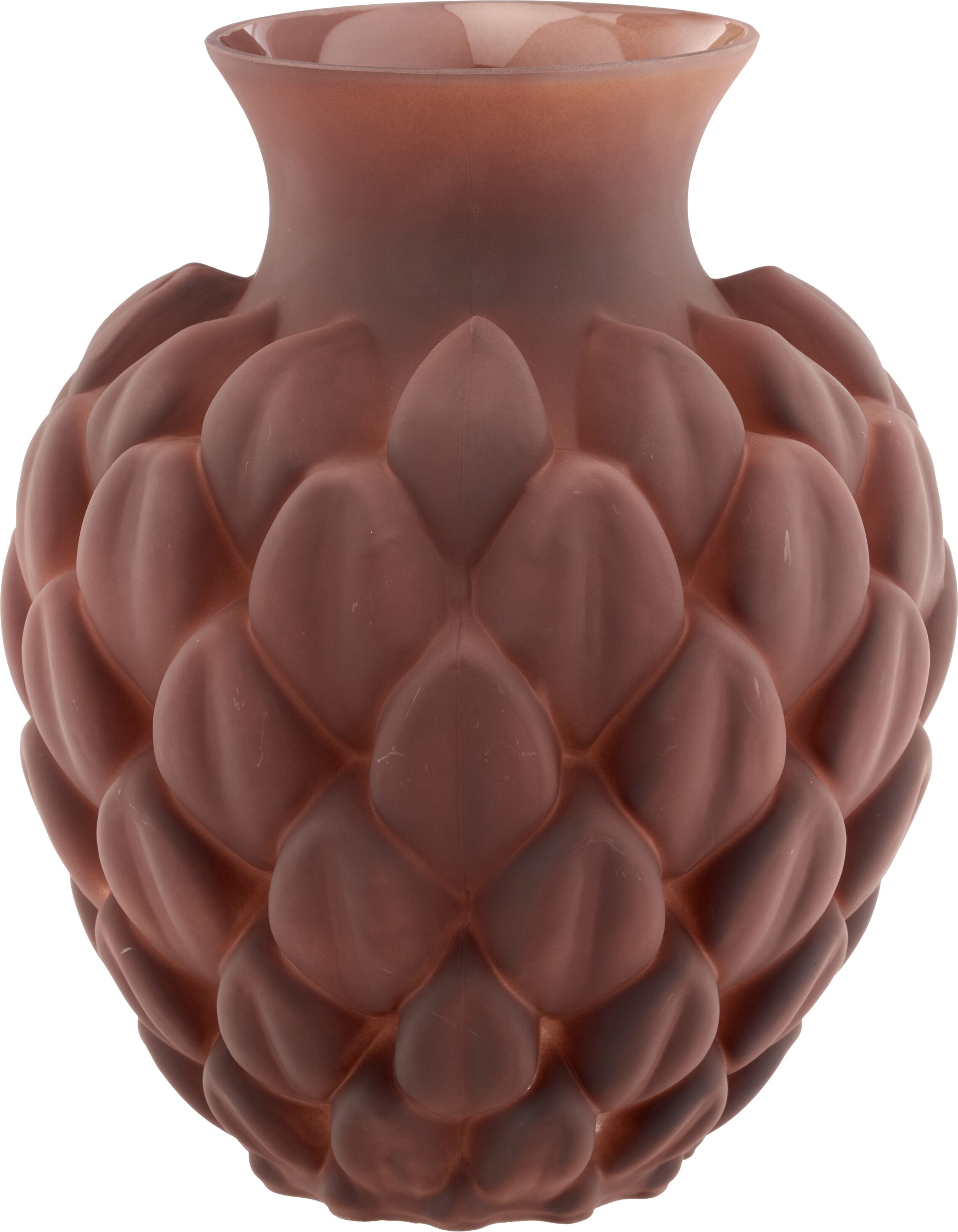 GOODproduct "Vase" mit matter Oberfläche dunkelbraun B/H/T: 26cm Ø 21cm