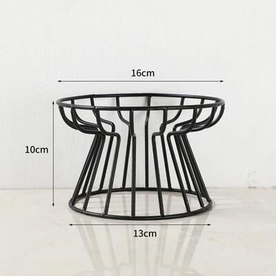 Uplift Essentials Ceramic Cat Food Bowl With Optional Raised Iron Stand black Rack