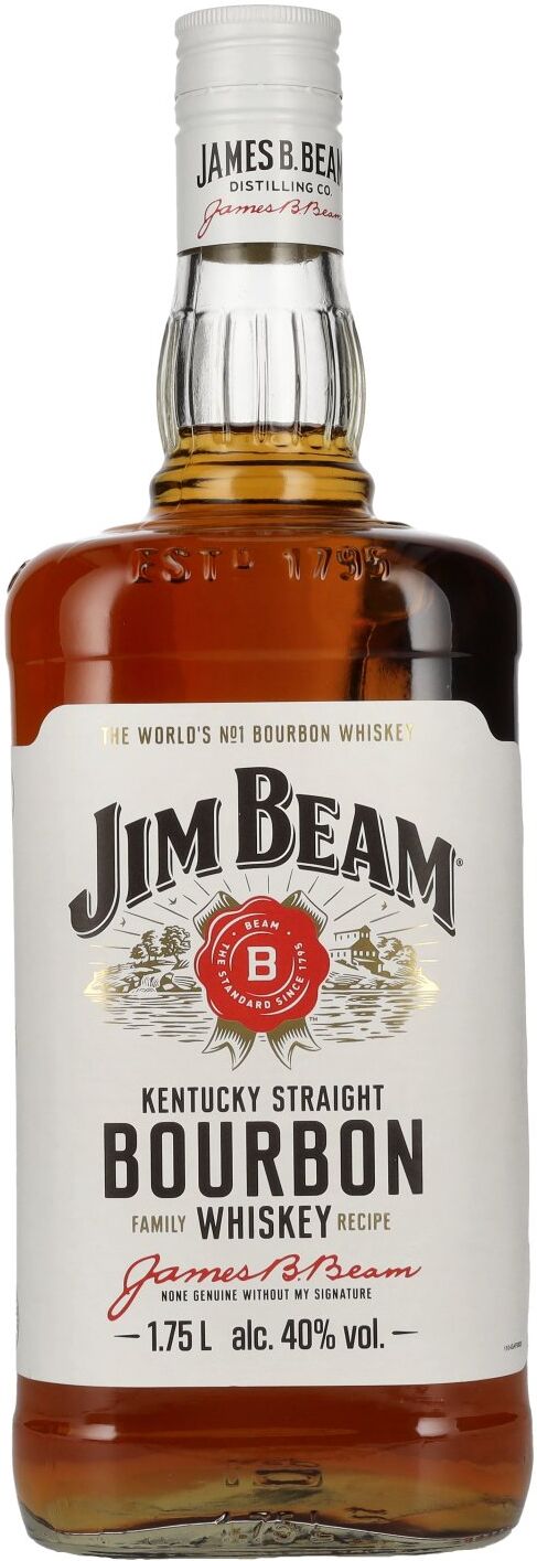 Jim Beam Kentucky Straight Bourbon Whiskey 40% Vol. 1,75l