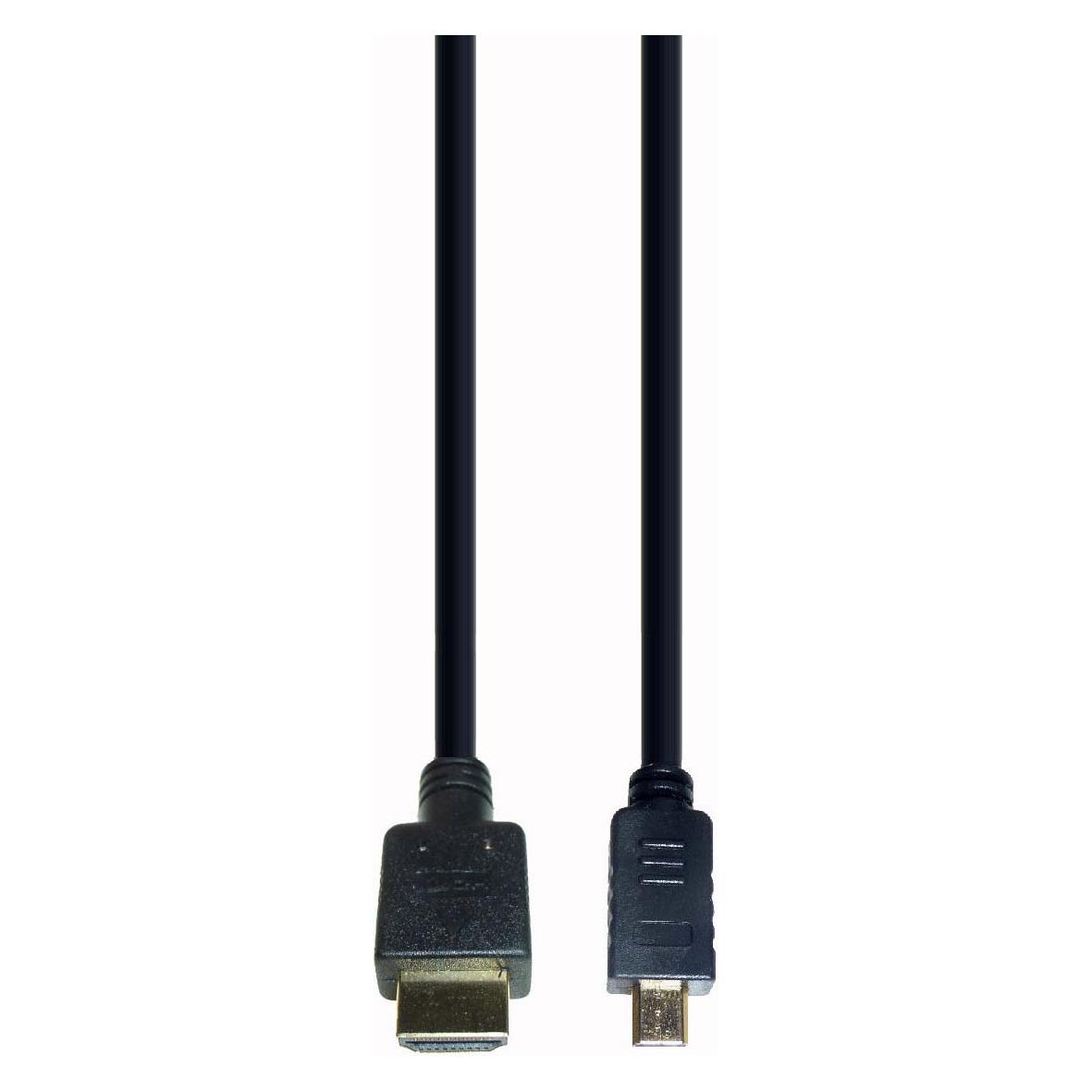E+P HDMI 11 HDMI Anschlusskabel 1,8m HDMI Stecker/HDMI Micro Steck Typ D (1.80 m) (HDMI 11)
