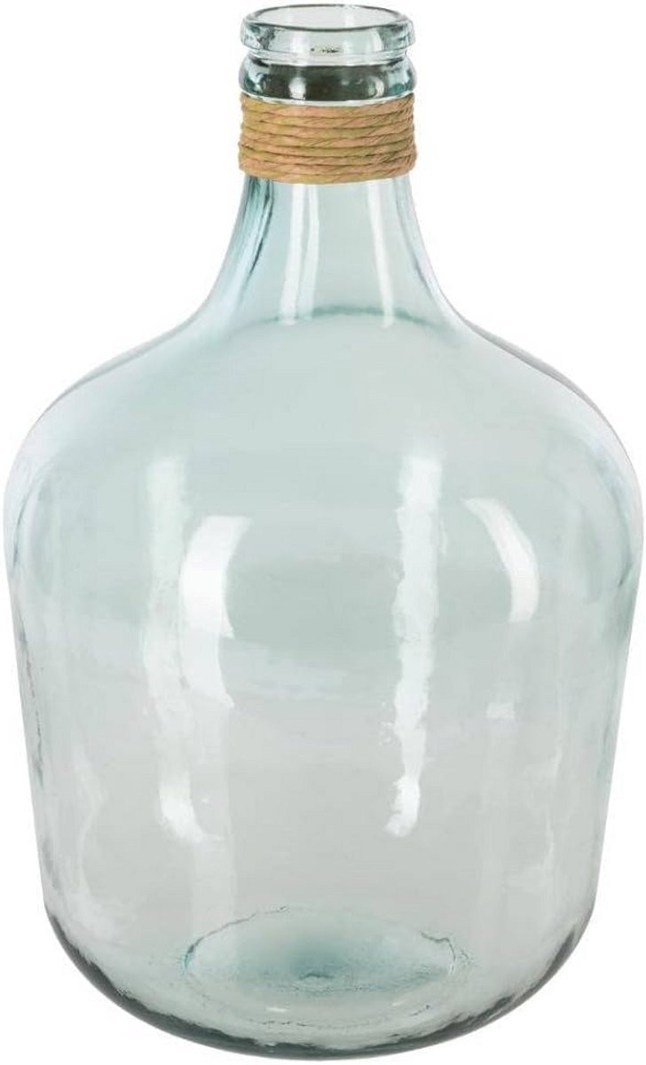 Vaas Jeanne met Rafia D27 x H43 cm - Zomerse decoratie voor in huis