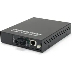LevelOne Hersteller: RJ45 to SC Managed Gigabit Media Converter, Multi Mode Fiber Web managed und SNMP-Verwa (Media Konverter), Zubehör Netzwerk